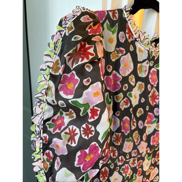 NWOT Celia B tiered silk blend dress, XS, $425 - Picture 4 of 7